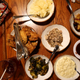 The lunch spread at Aunt Granny’s